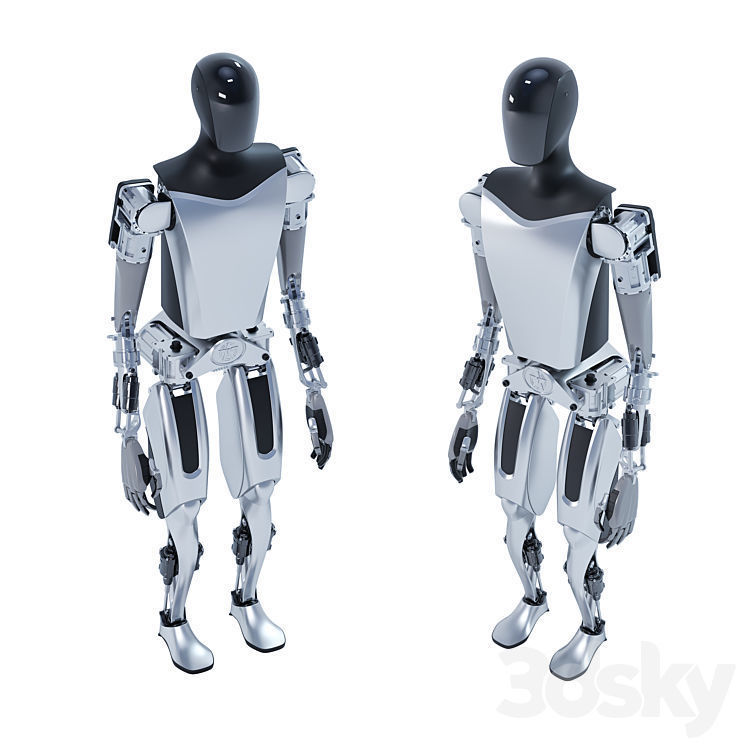 Tesla bot 3D model_1