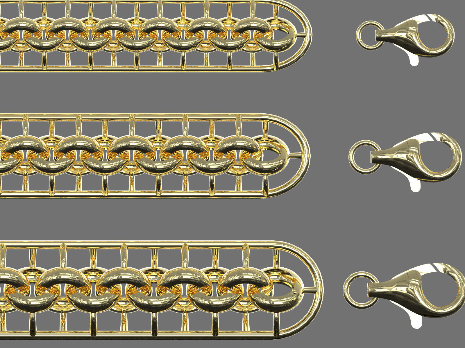 Chopard chain 3D print model_2