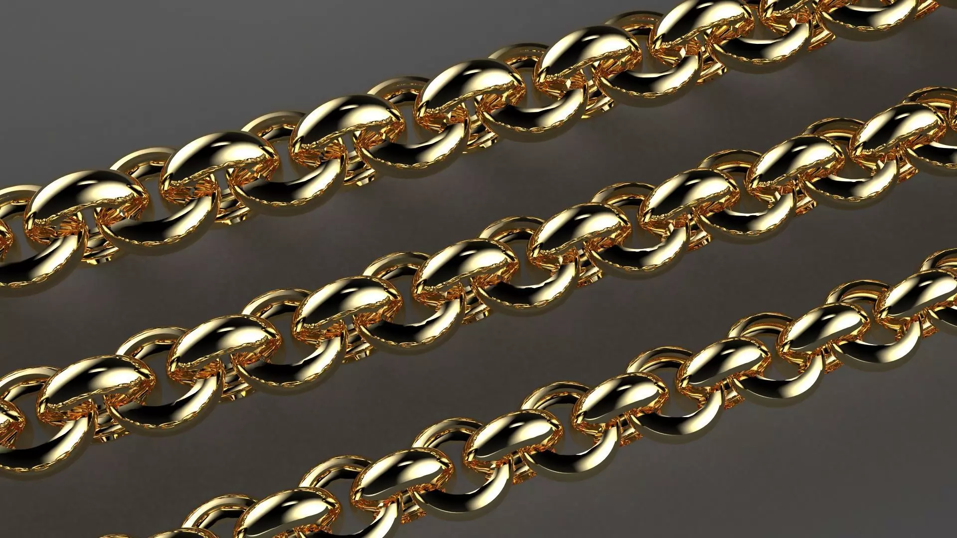 Chopard chain 3D print model_0