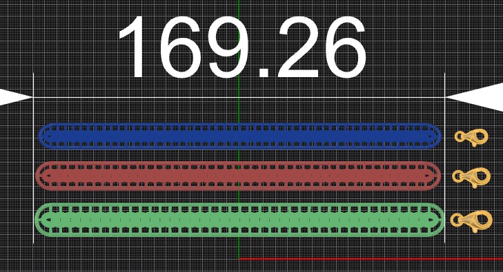 Chopard chain 3D print model_4