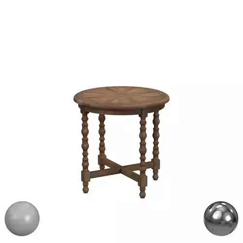 Uttermost Samuelle End Table 3D model