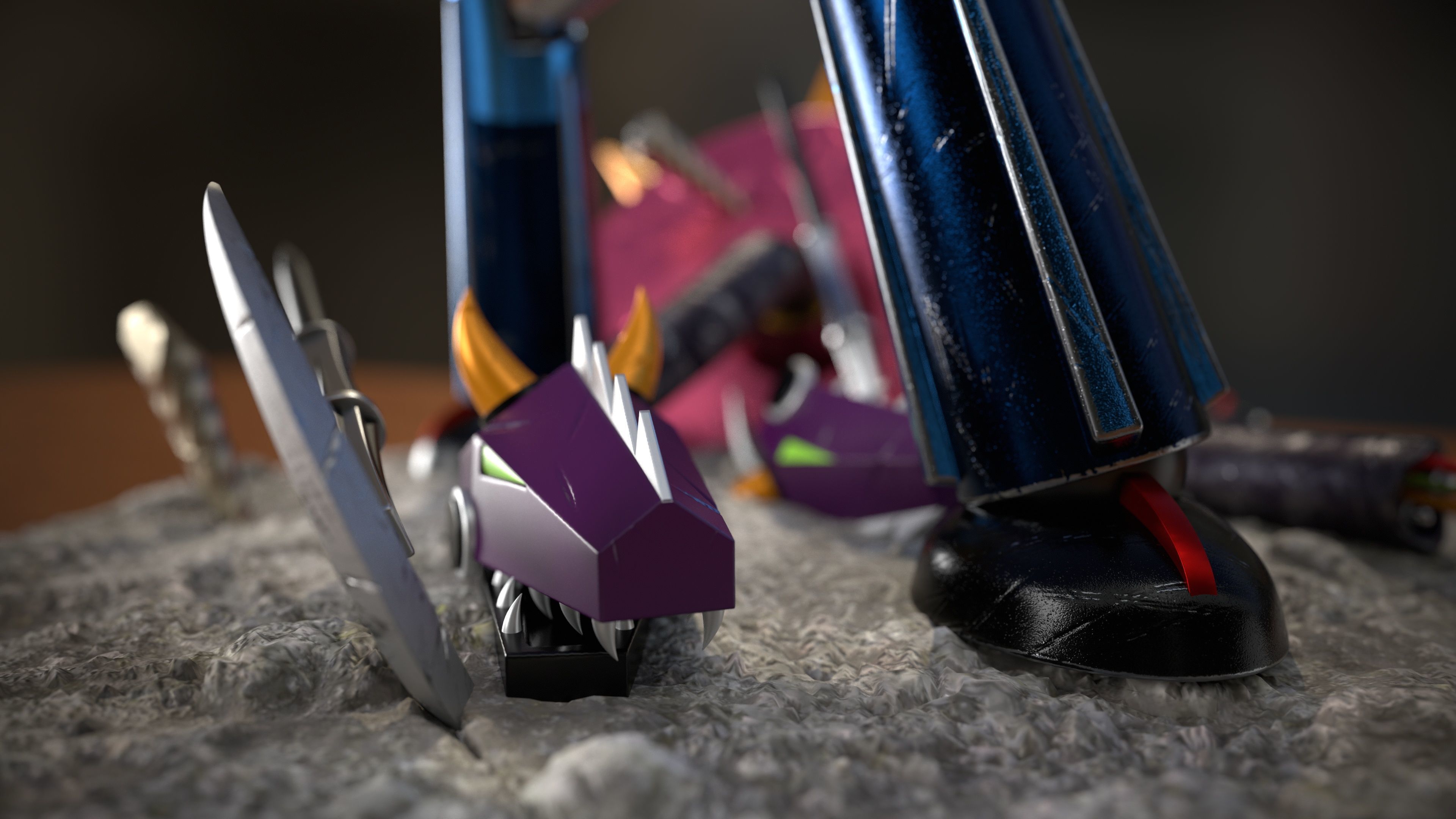 Grendizer Combat Mode 3D print model_4