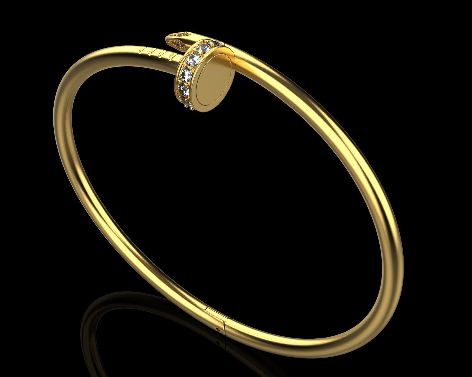 Bracelet 19 size 3D print model_11