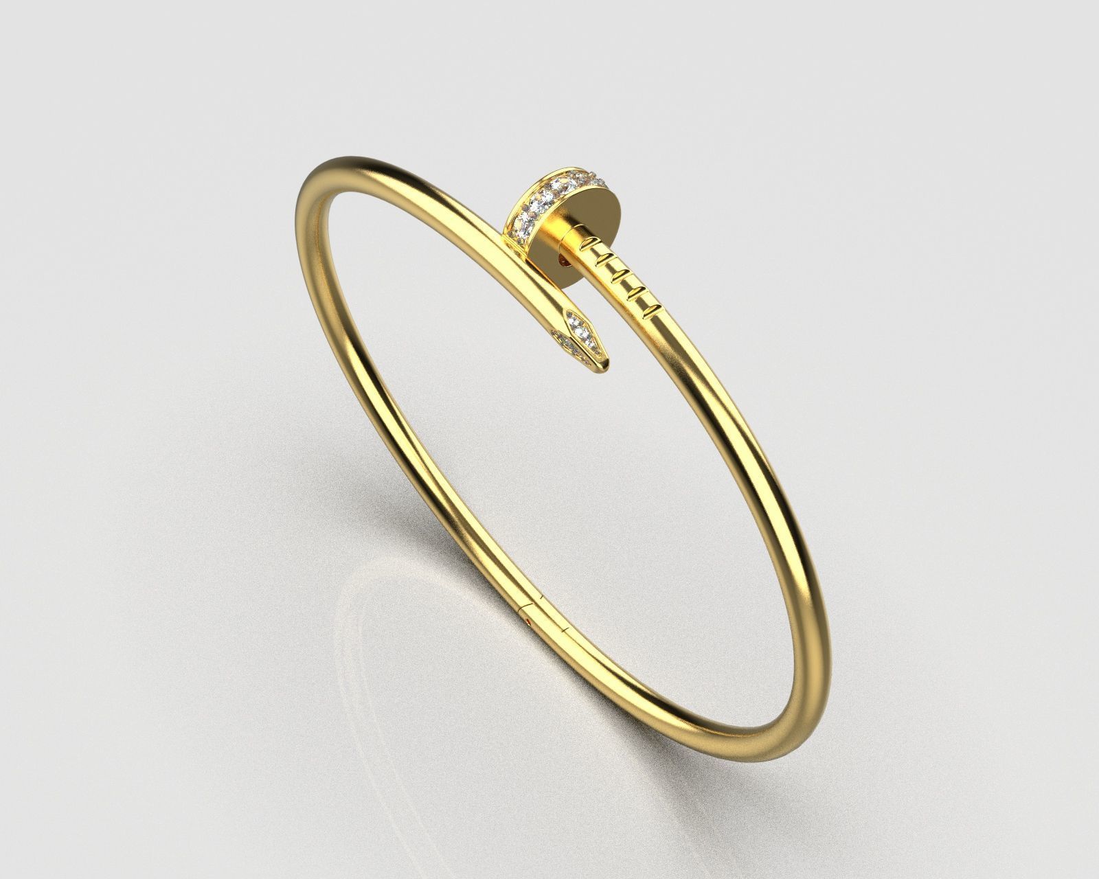 Bracelet 19 size 3D print model_8