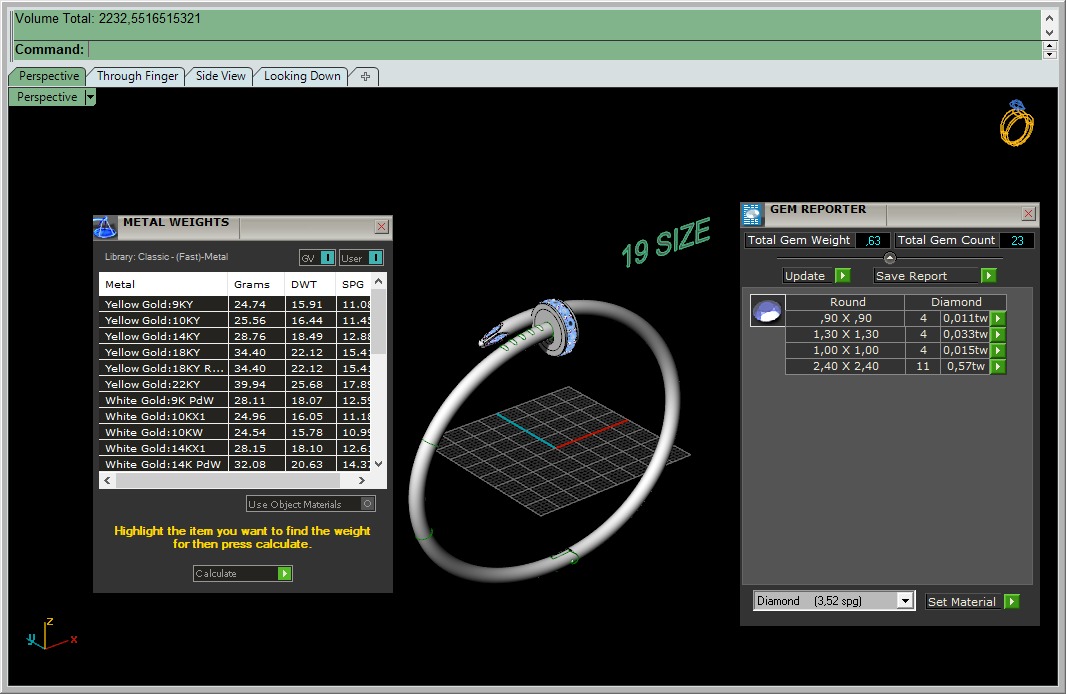 Bracelet 19 size 3D print model_4