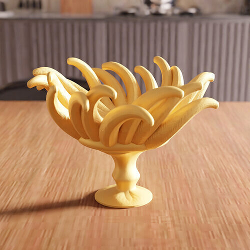 Octopus Arm Key Holder STL File - 085 3D print model