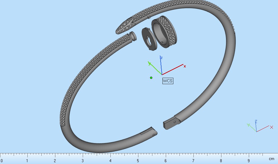 Bracelet 17 Size Juste 3D print model_7