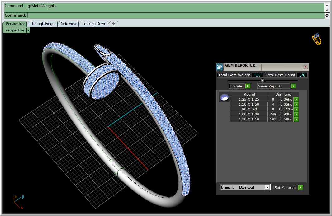 Bracelet 17 Size Juste 3D print model_6