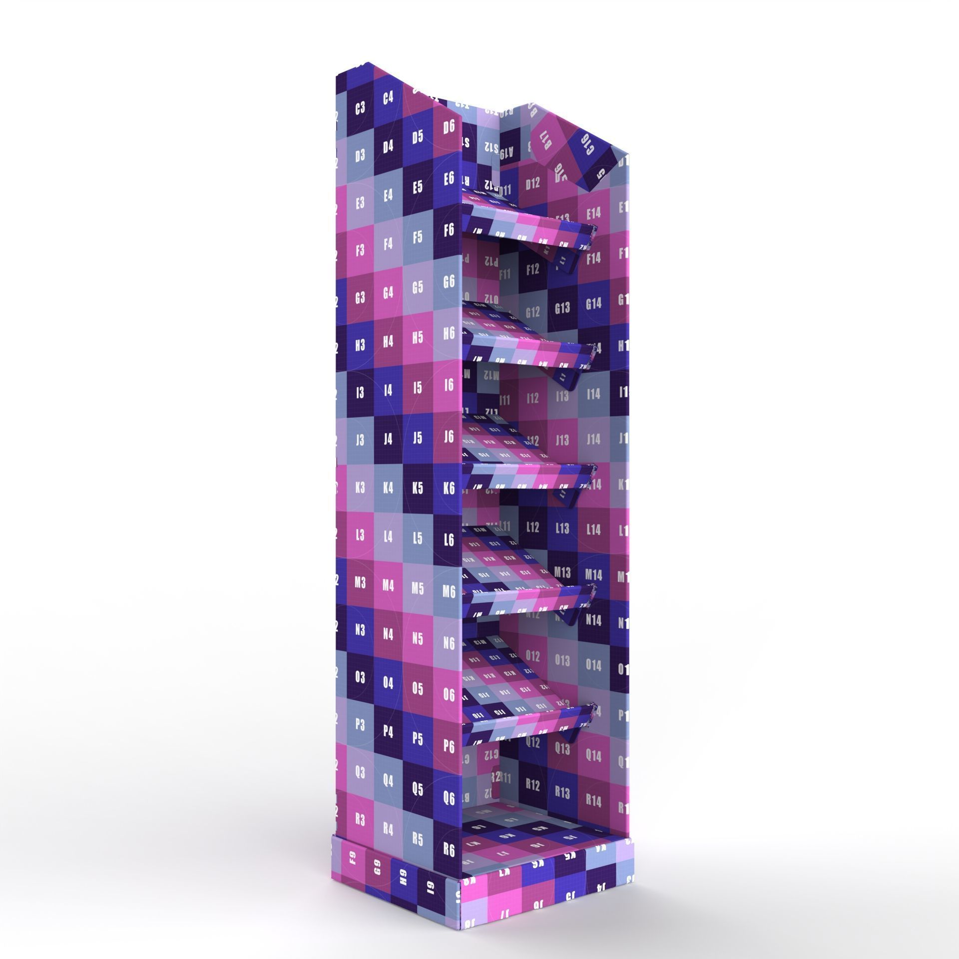 Point of Sale Cardboard Display Stand Texture_8