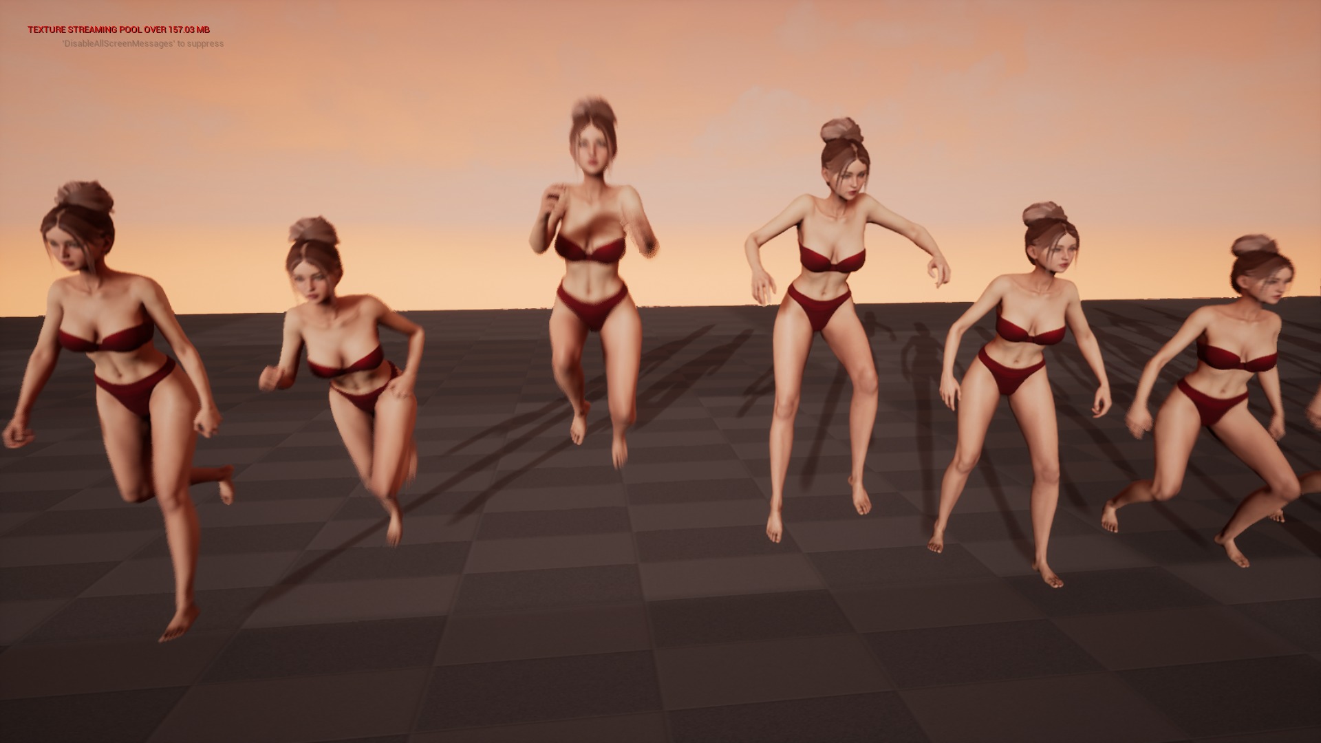 Girl Inna - Female Base Body Character Low-poly 3D model_24