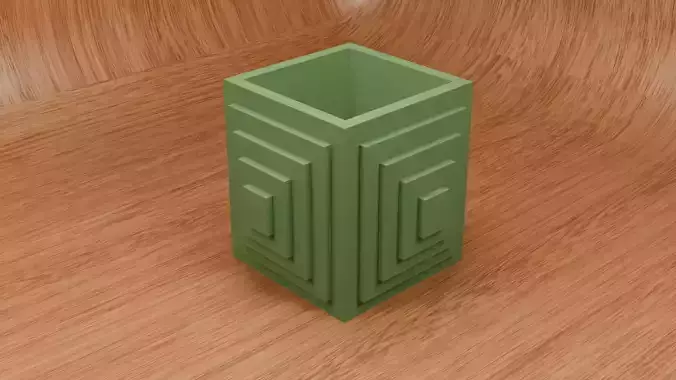 VASE 001 3D print model 3D print model