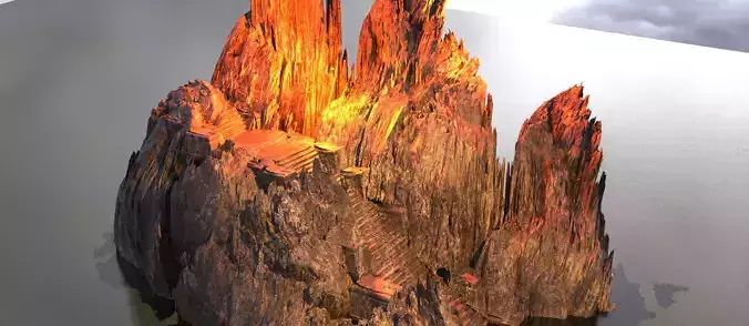 Ancient genma mountian 1 3D model
