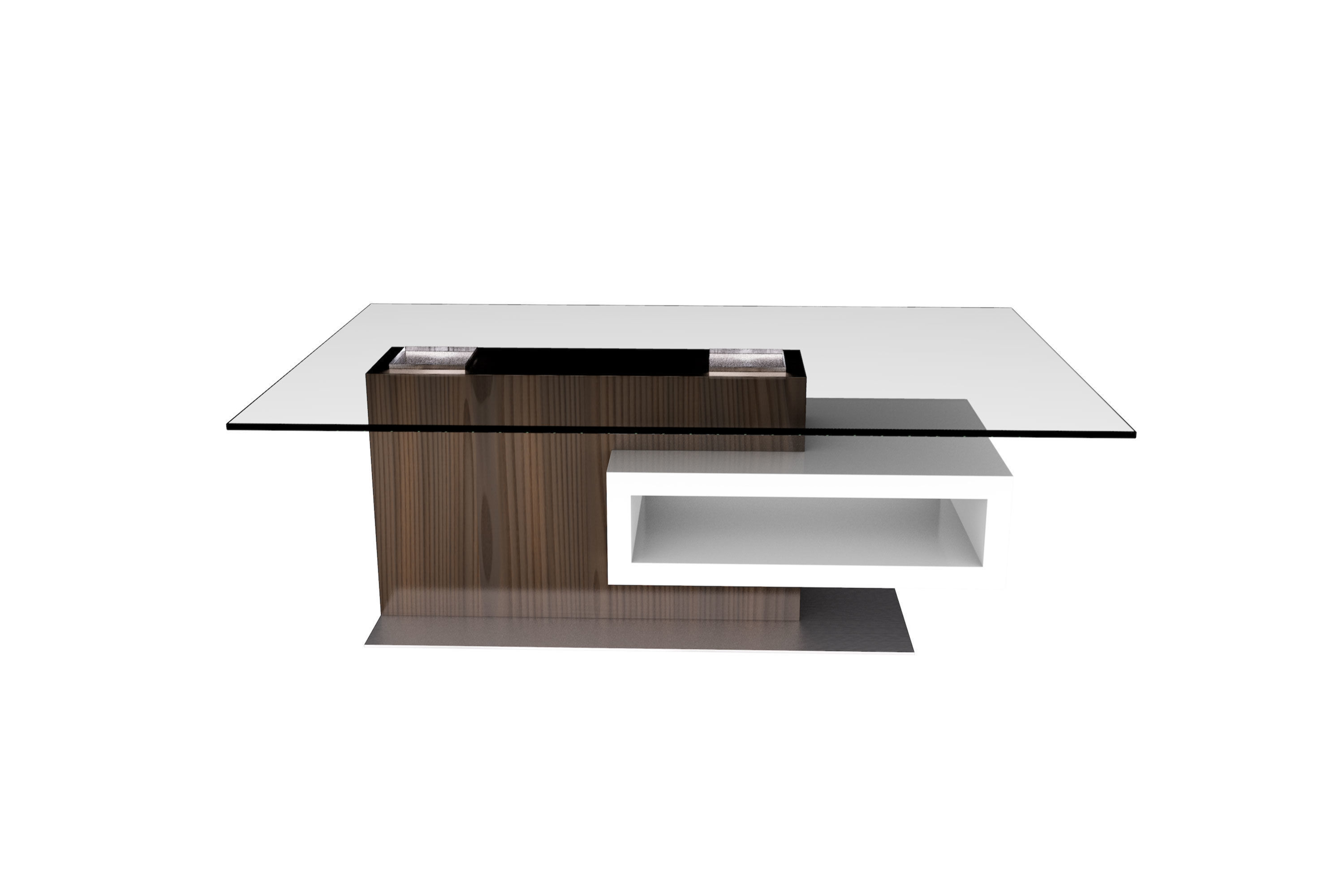 Design Coffee Table Low-poly 3D model_4