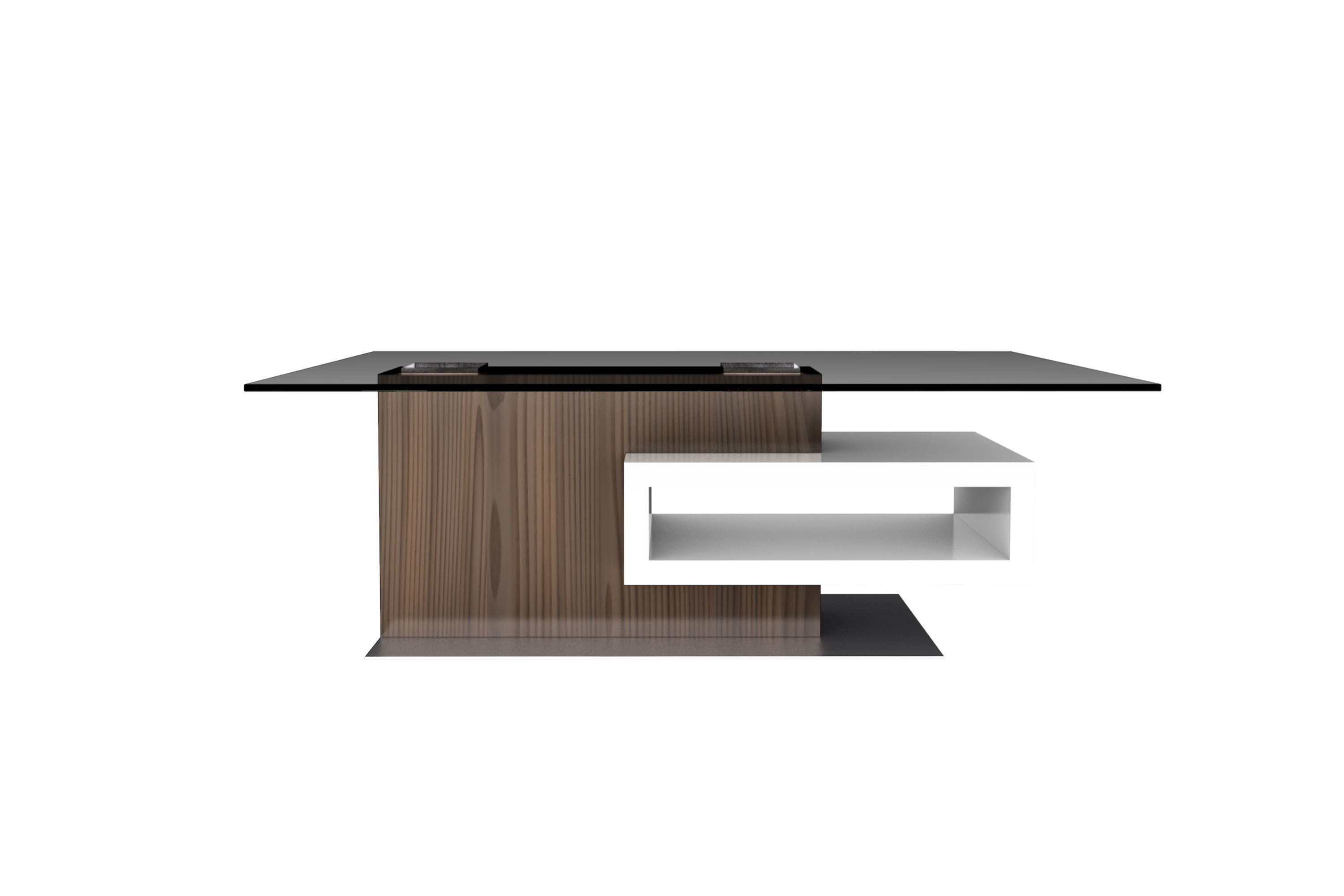 Design Coffee Table Low-poly 3D model_1