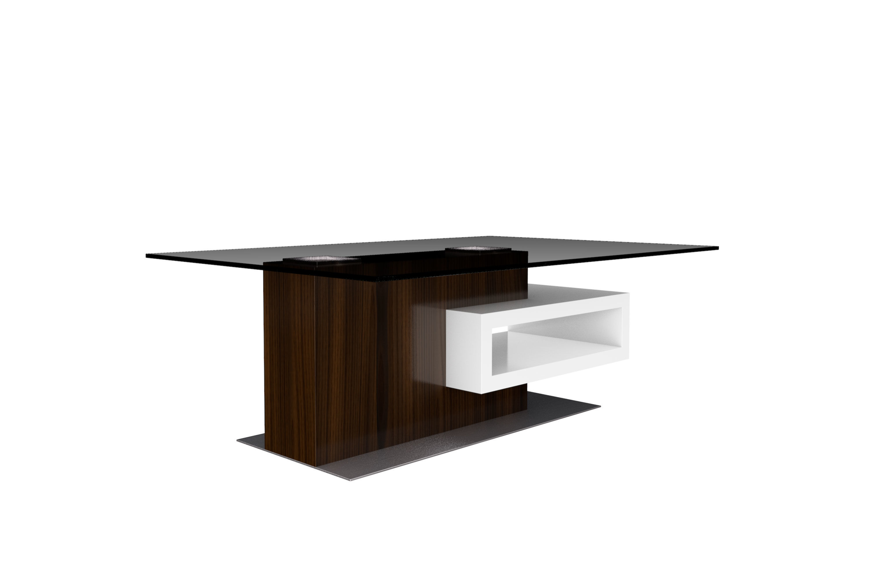 Design Coffee Table Low-poly 3D model_2