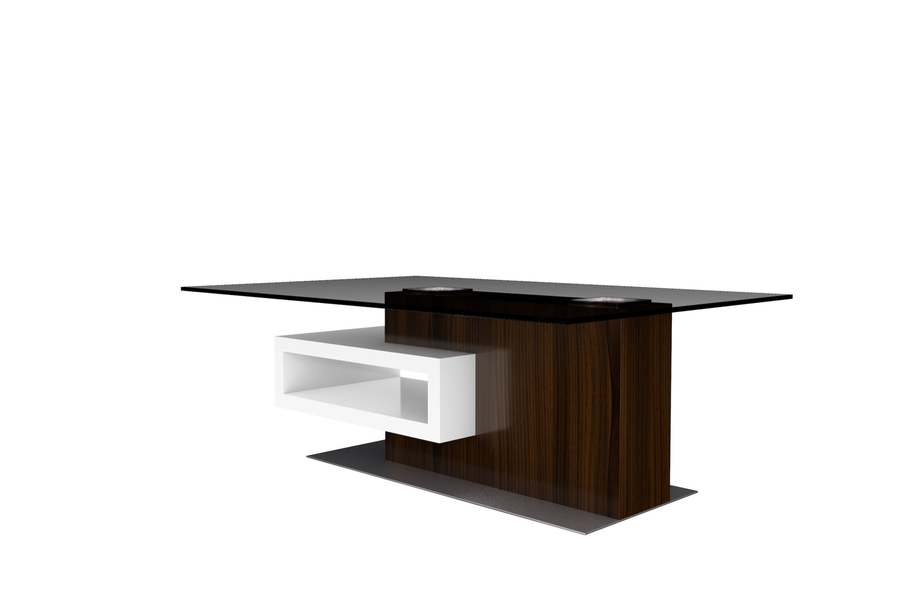 Design Coffee Table Low-poly 3D model_3