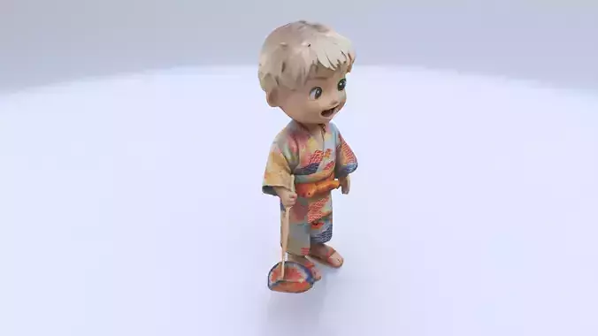 Child in a Festival Yukata