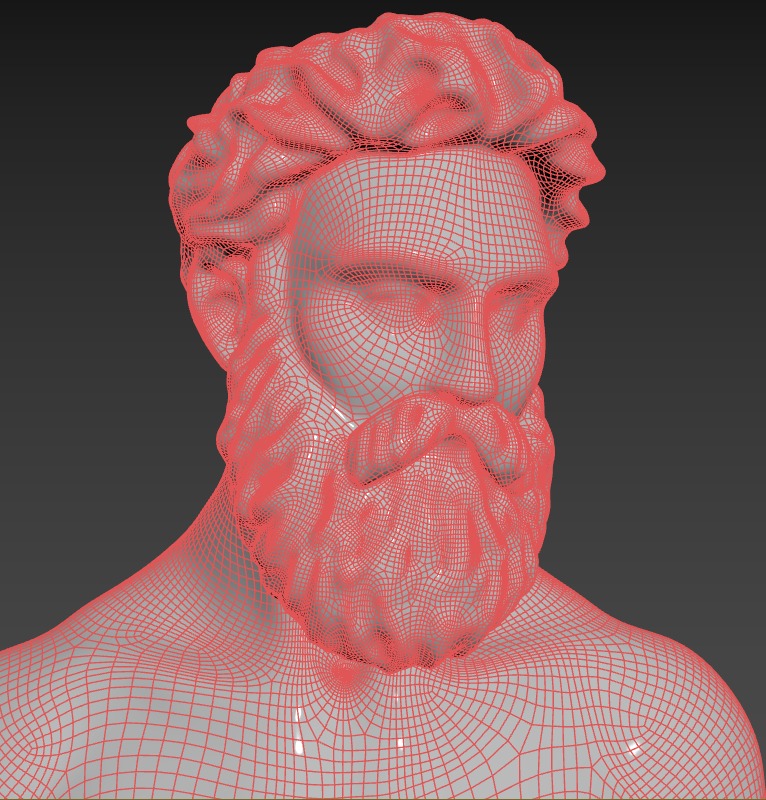 human sculpture 3D model_2