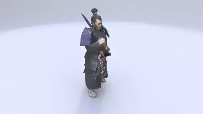 Samurai Warrior A 3D model