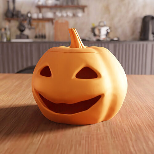 Halloween Pumpkin STL File - 080 3D print model