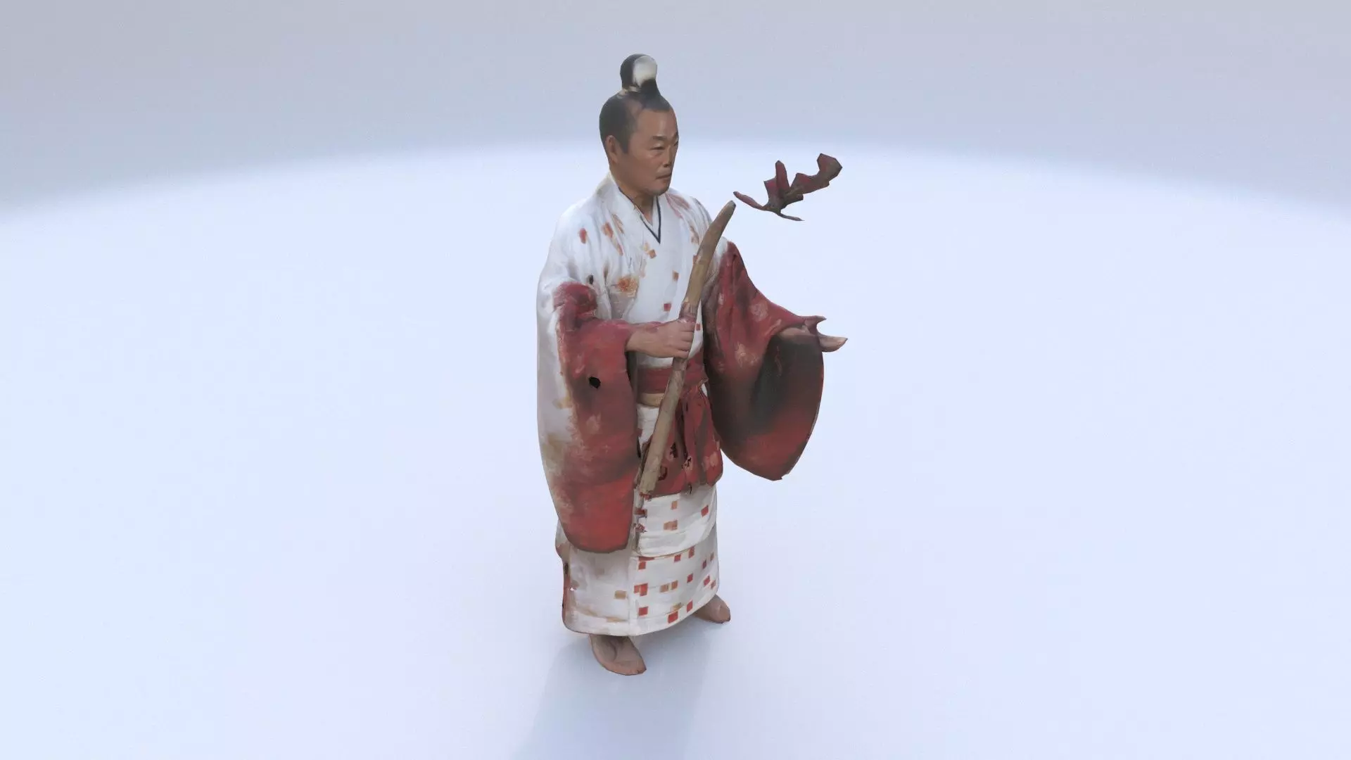 Shinto Priest 3D model