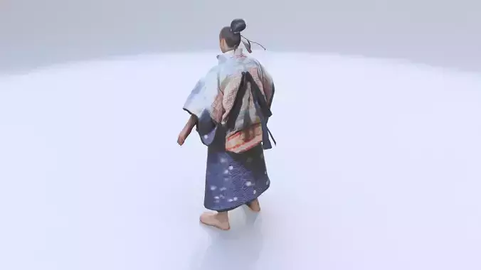 Taiko Drummer 3D model