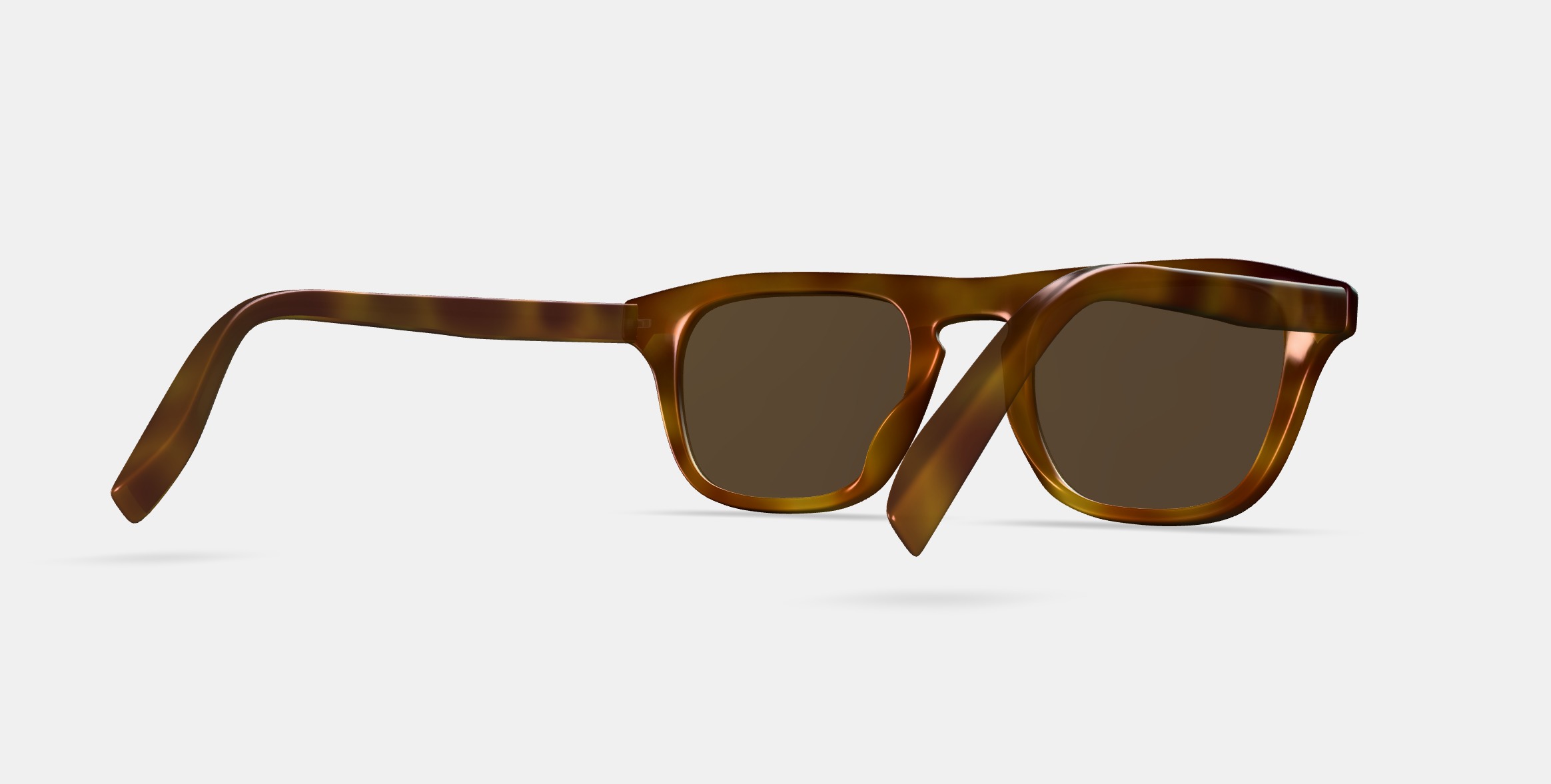 Nemsey Sunglasses in Cattail Tortoise Matte 3D model_6