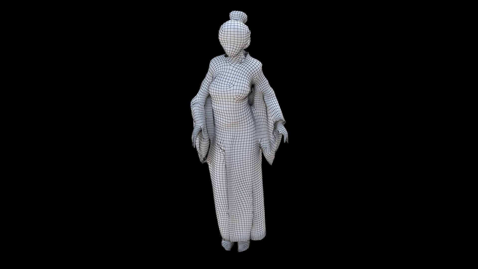 Tea Ceremony Host 3D model_6