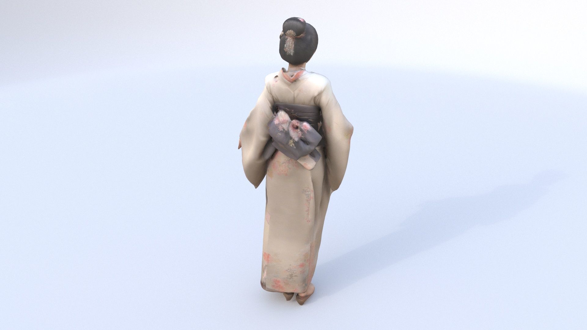 Tea Ceremony Host 3D model_4