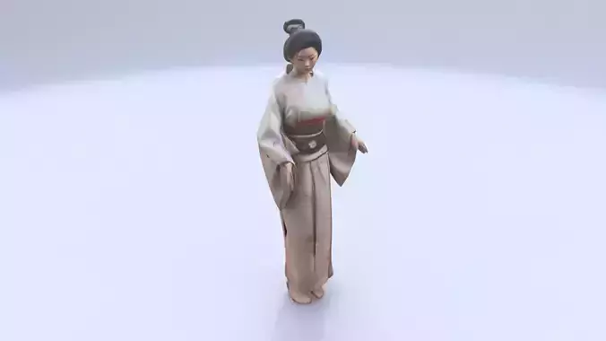 Tea Ceremony Host 3D model