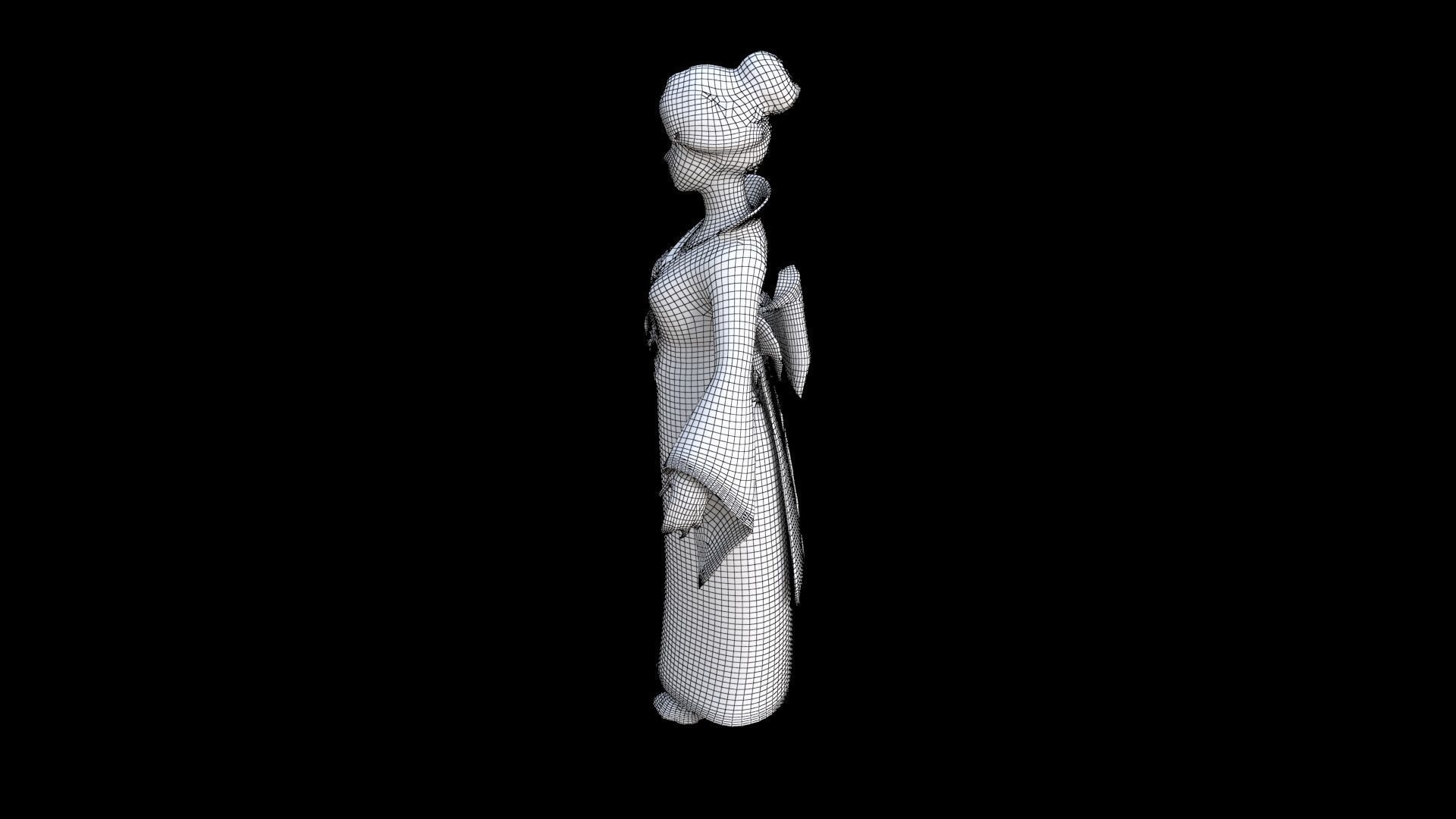 Tea Ceremony Host A 3D model_7