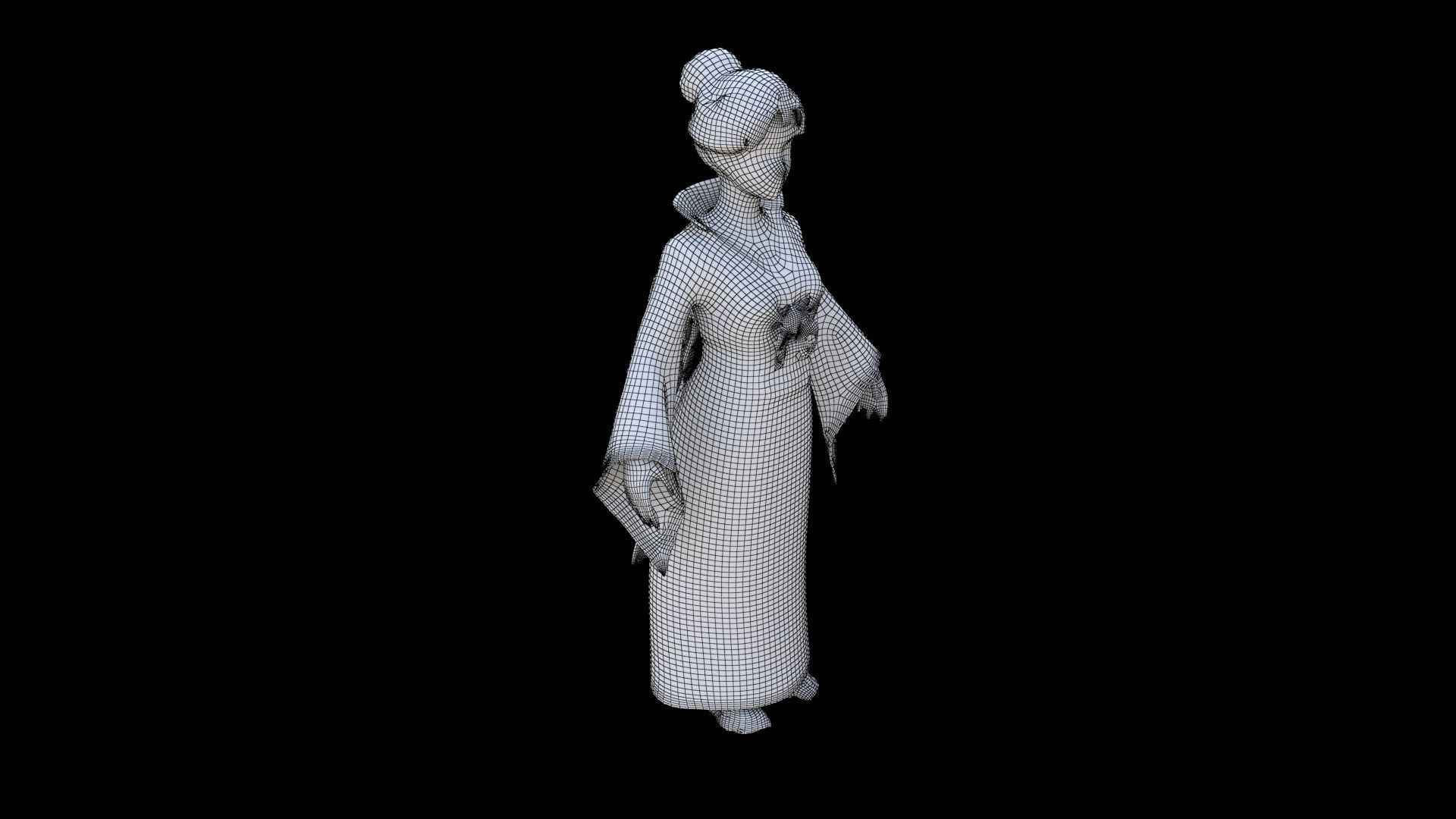 Tea Ceremony Host A 3D model_5
