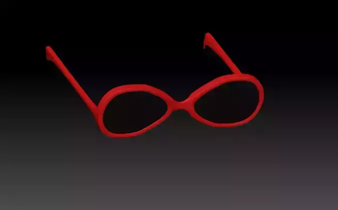 Zbrush Low Poly Zmodular Eyeglasses