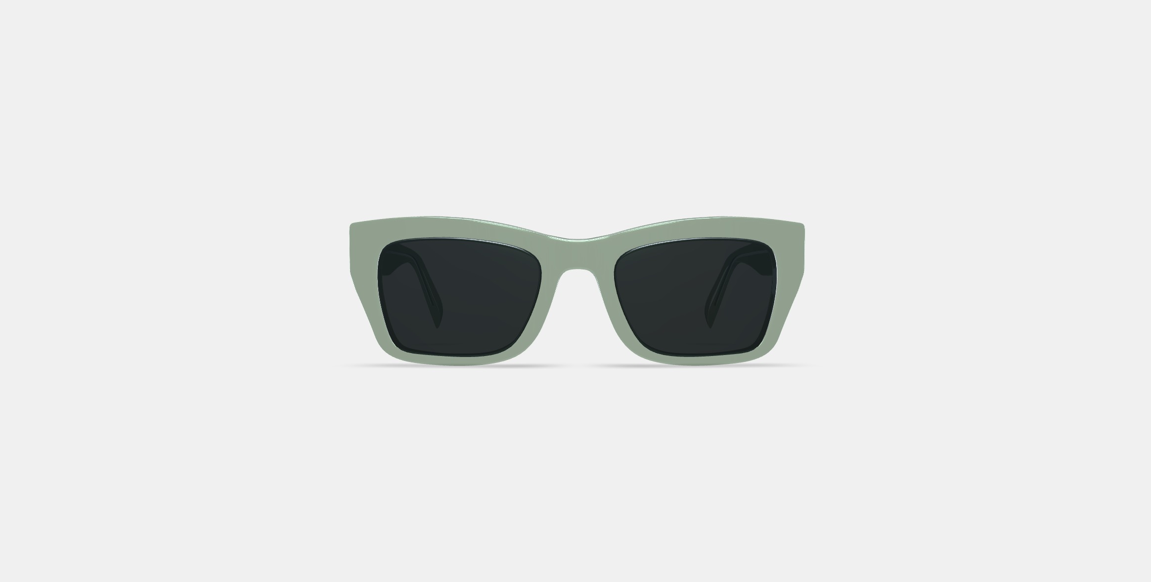Makai Sunglasses in Aloe Crystal 3D model_10