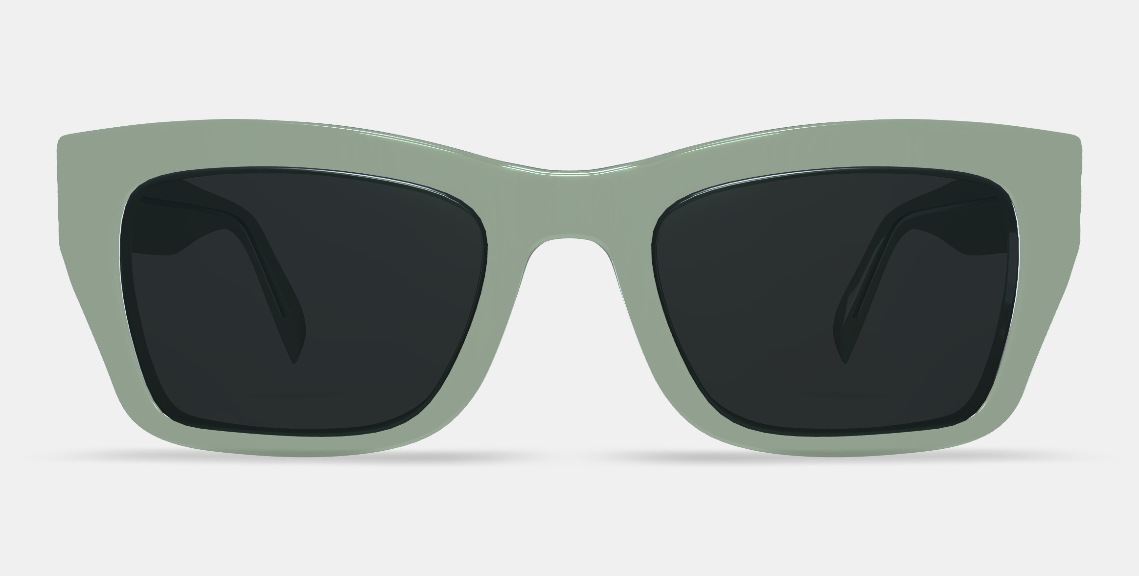 Makai Sunglasses in Aloe Crystal 3D model_11