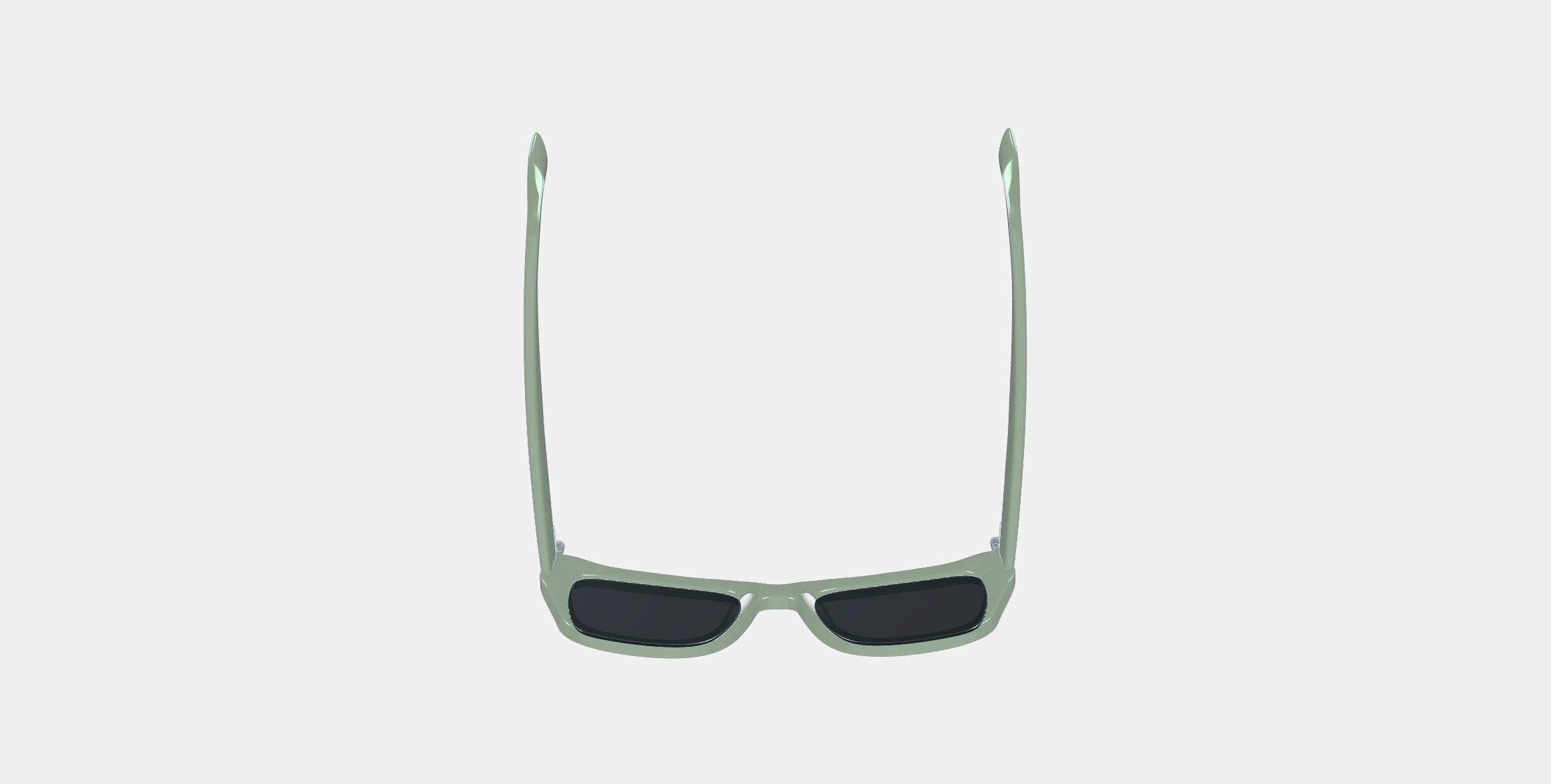 Makai Sunglasses in Aloe Crystal 3D model_7