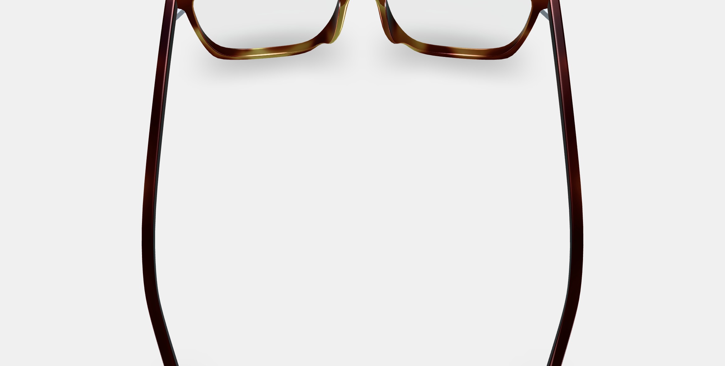 Fletcher Low Bridge Fit Eyeglasses in Rye Tortoise 3D model_4