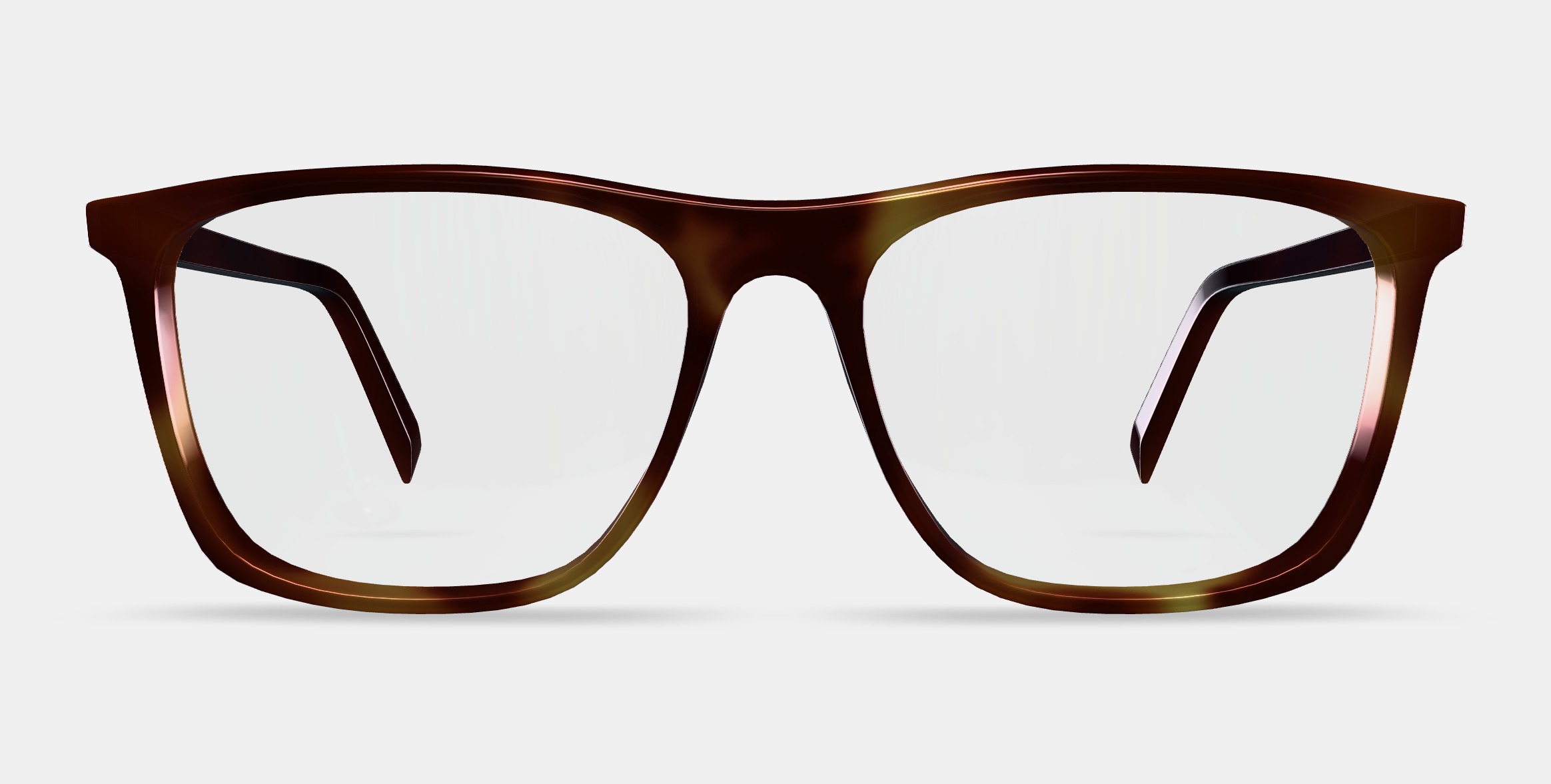 Fletcher Low Bridge Fit Eyeglasses in Rye Tortoise 3D model_10
