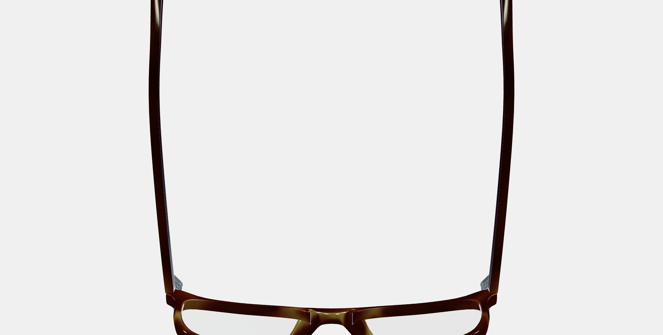 Fletcher Low Bridge Fit Eyeglasses in Rye Tortoise 3D model_7