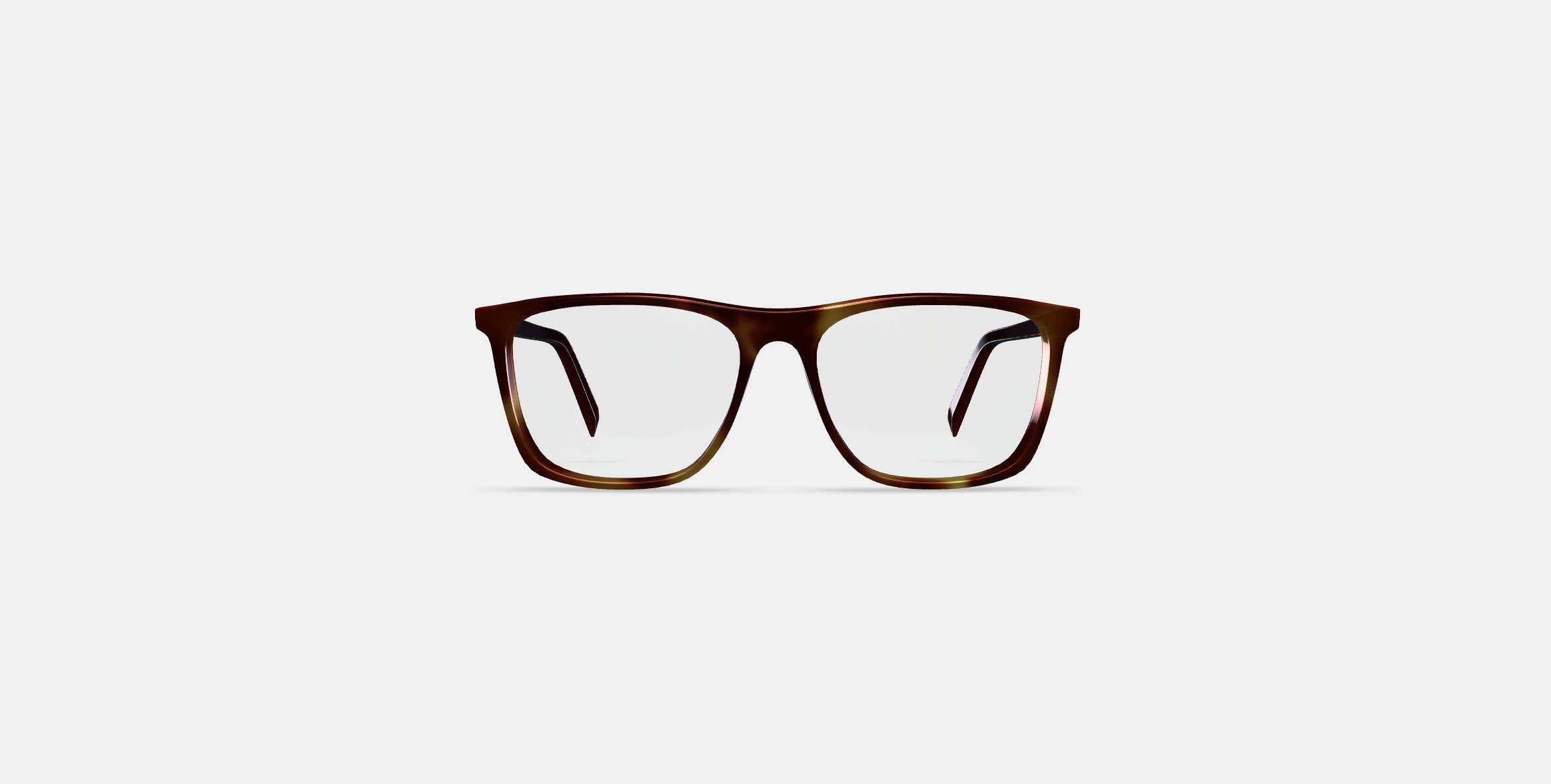 Fletcher Low Bridge Fit Eyeglasses in Rye Tortoise 3D model_9