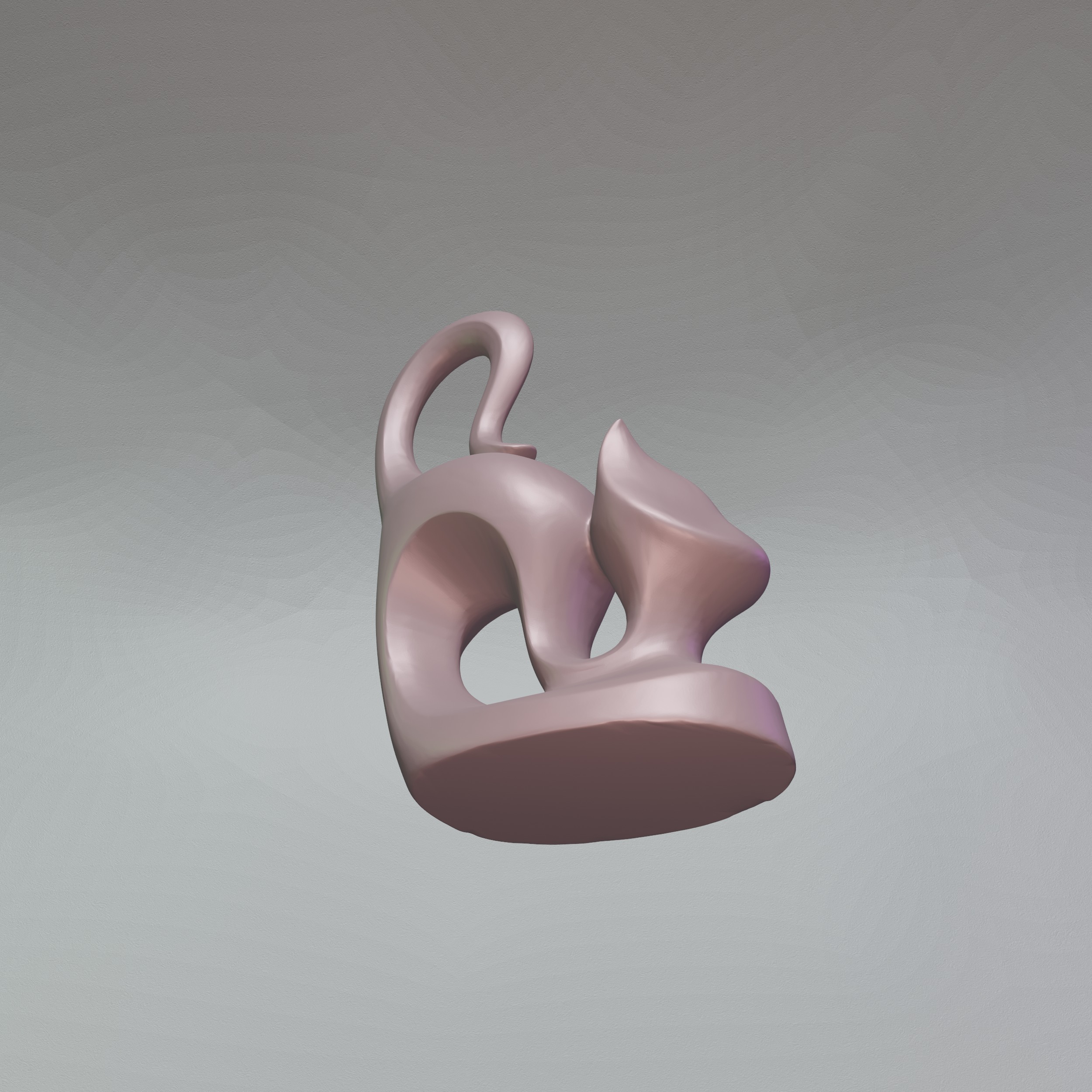 Cat Decor STL File - 079 3D print model_15