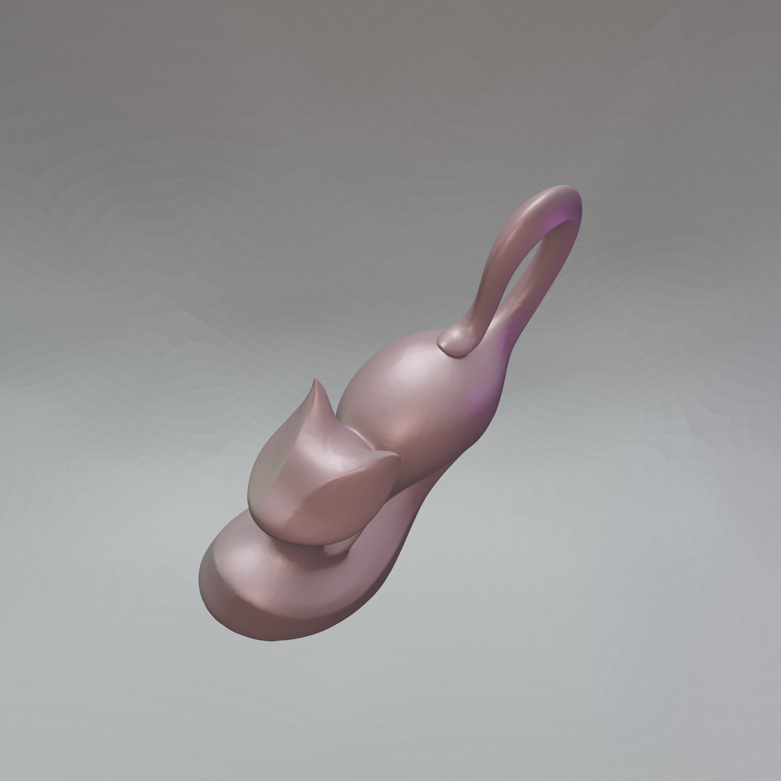 Cat Decor STL File - 079 3D print model_14