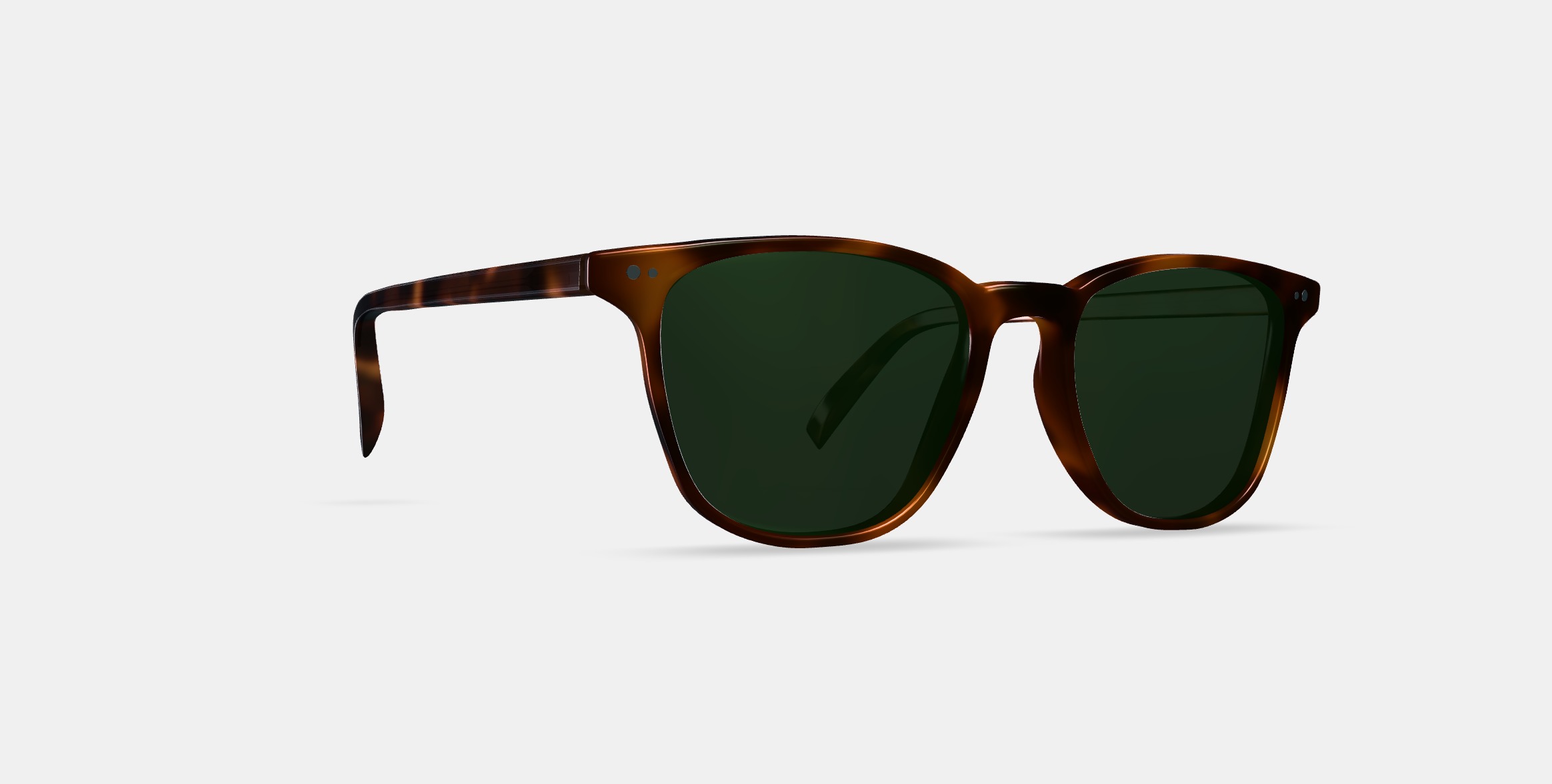 Dawson Sunglasses in Oak Barrel 3D model_9