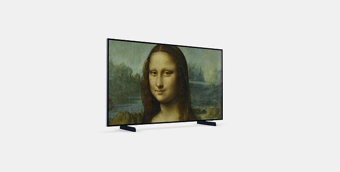 85 The Frame QLED 4K LS03B Smart TV with Art Mode 2022 Low-poly 3D model
