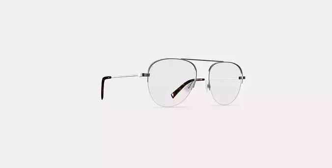 Vargas Eyeglasses in Antique Silver