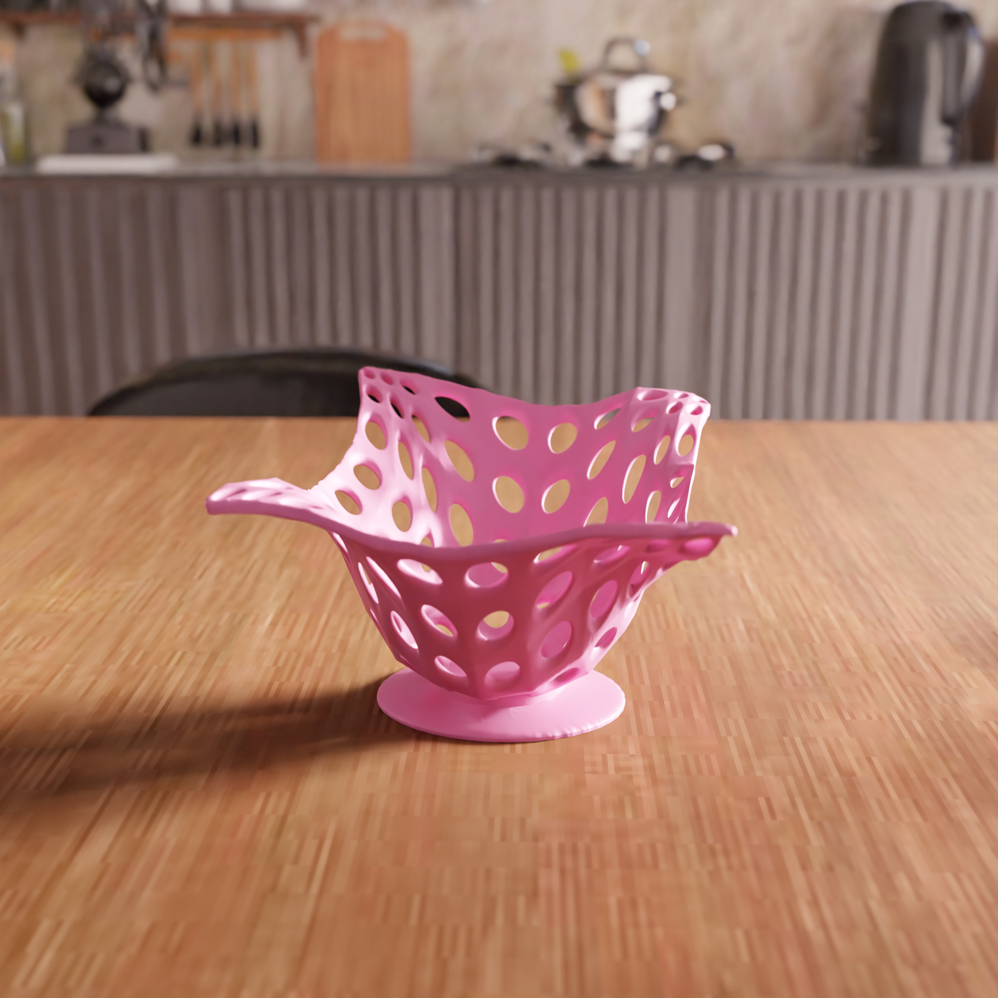 Basket Decor STL File - 075 3D print model_2