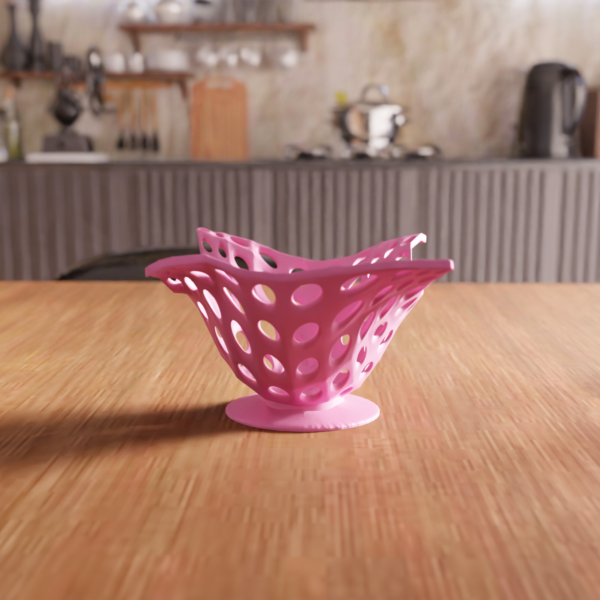 Basket Decor STL File - 075 3D print model_4