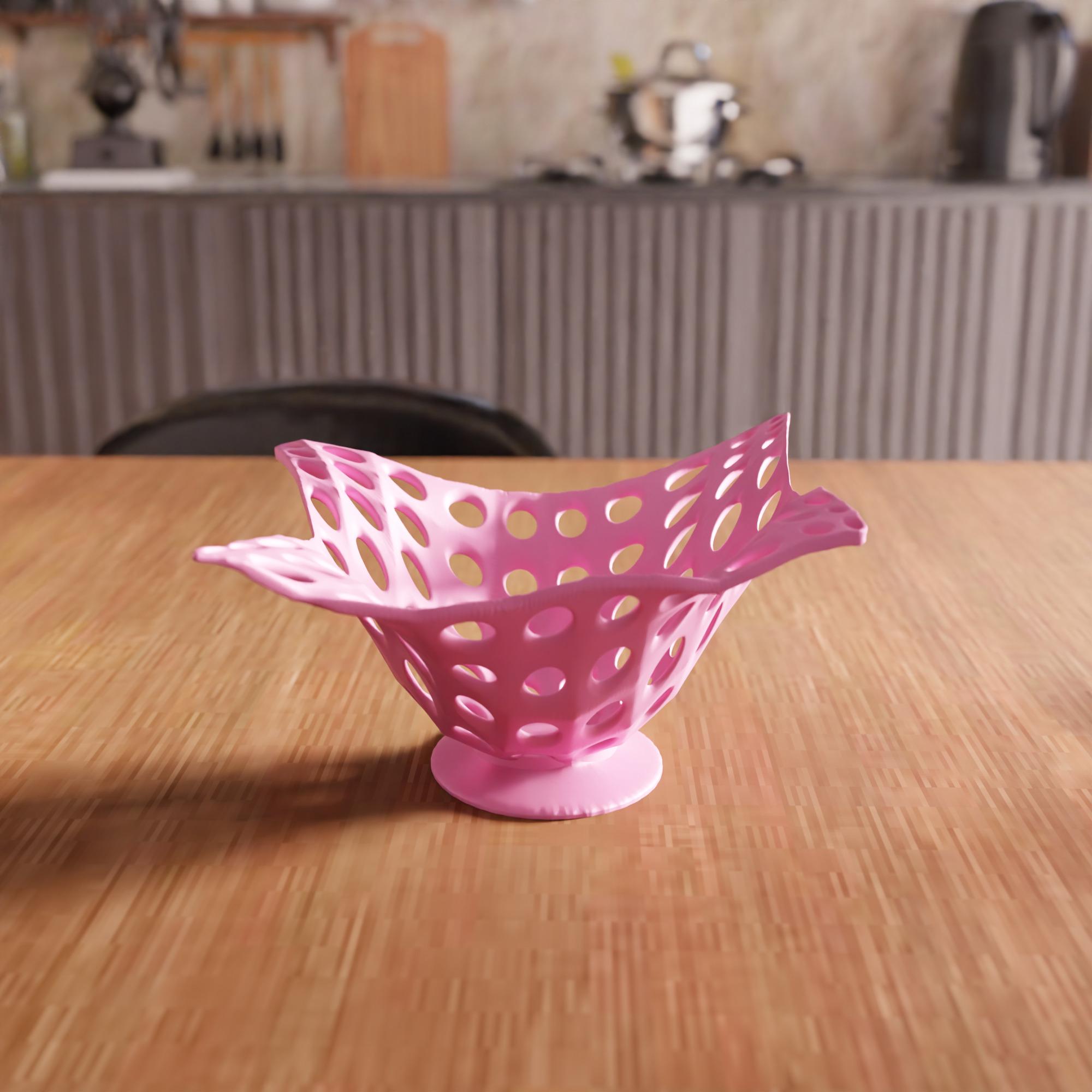 Basket Decor STL File - 075 3D print model_7