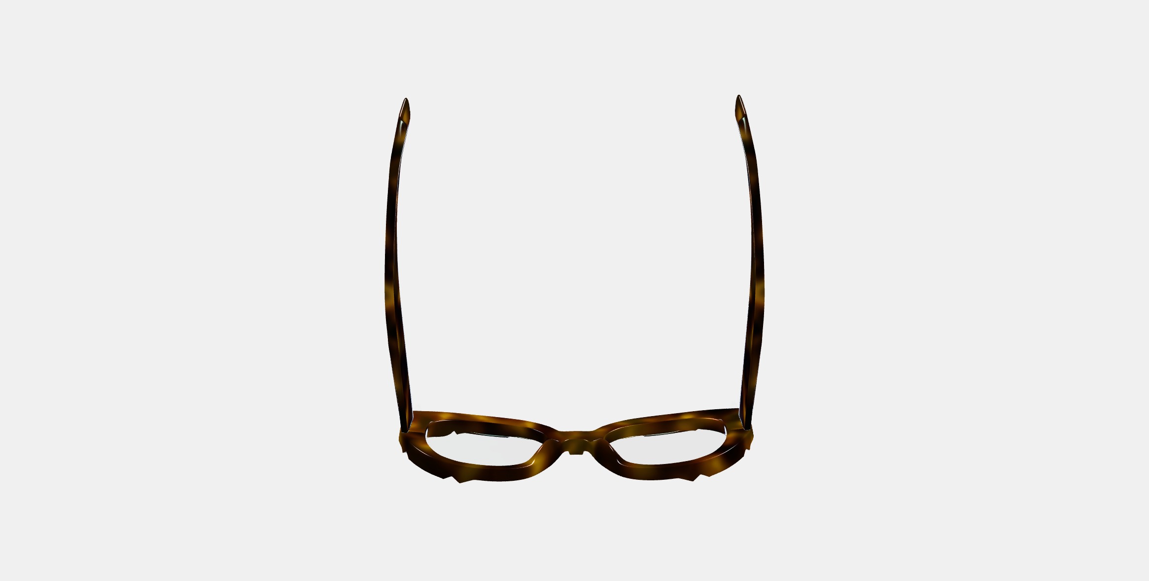 Maxine Eyeglasses in Cognac Tortoise 3D model_4