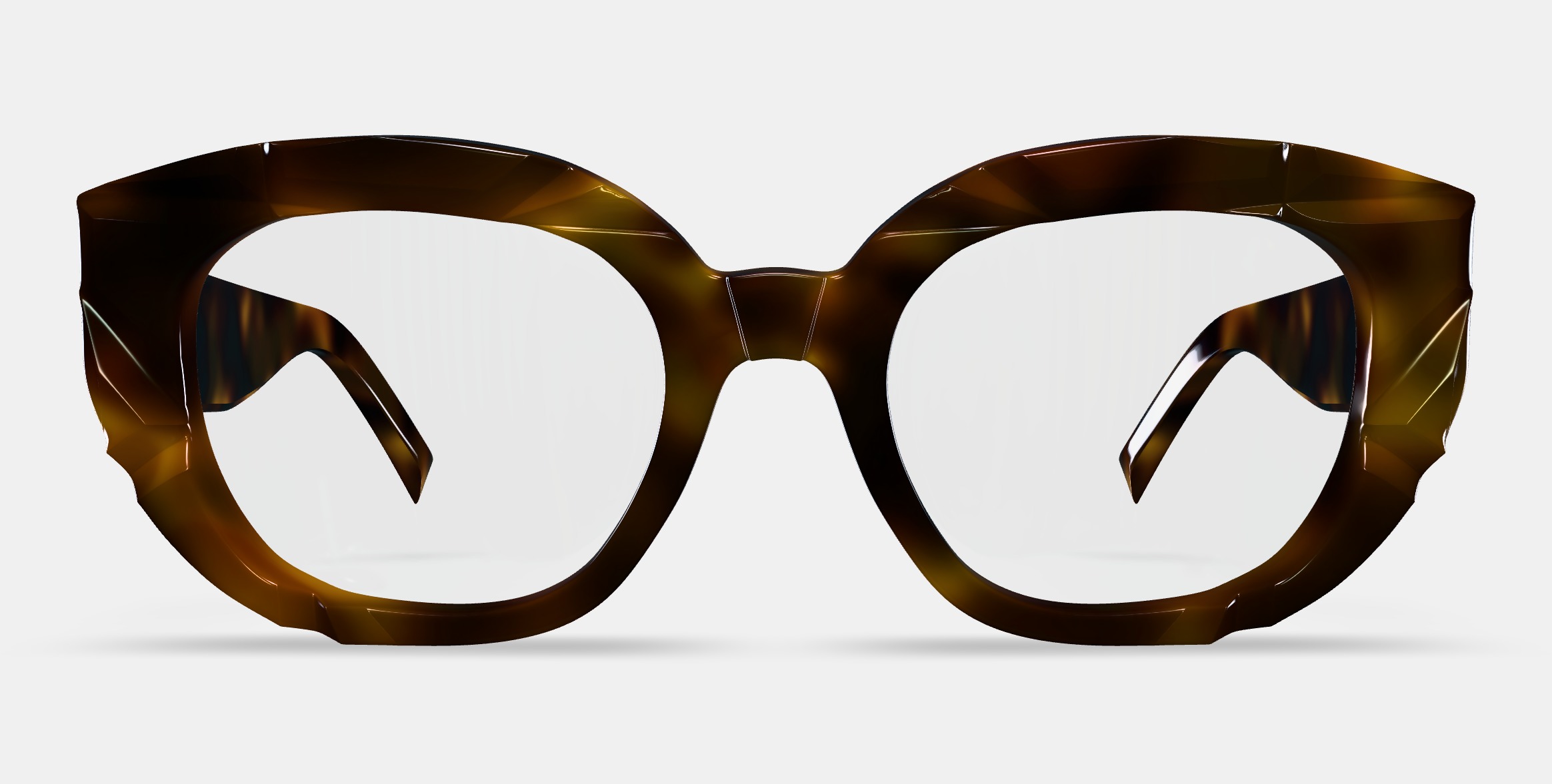 Maxine Eyeglasses in Cognac Tortoise 3D model_16